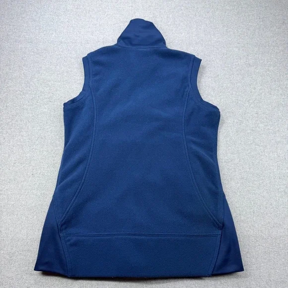 Auburn University Tigers Columbia Fleece Vest Sz M Blue‎ Full Zip Pockets - Picture 10 of 13